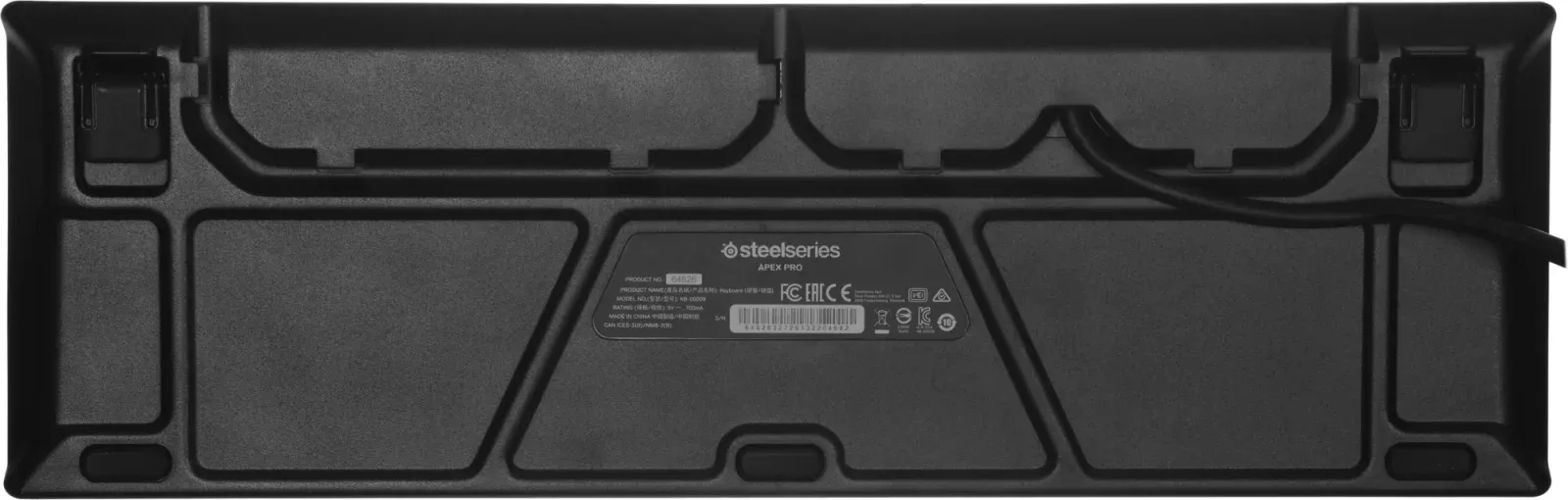 Клавиатура Steelseries Apex Pro механическая черный USB for gamer LED подставка для запястий 64626 кабель 1.8м - фото 4