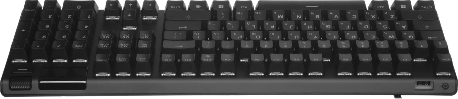 Клавиатура Steelseries Apex Pro механическая черный USB for gamer LED подставка для запястий 64626 кабель 1.8м - фото 6
