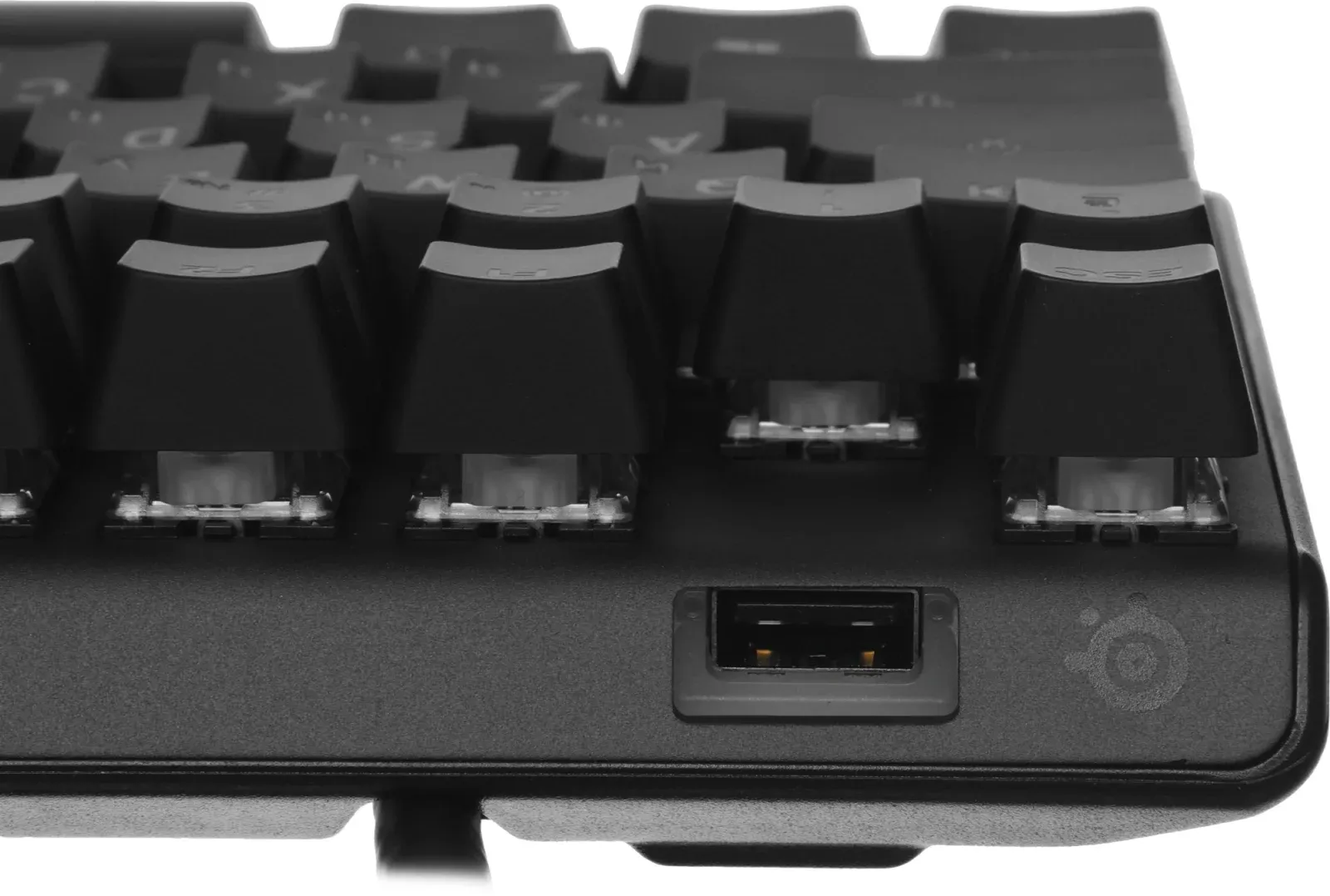 Клавиатура Steelseries Apex Pro механическая черный USB for gamer LED подставка для запястий 64626 кабель 1.8м - фото 7