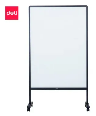 Доска стеклянная Deli 50060 146.4х102.6см алюминиевая рама стекло на роликах - фото 8
