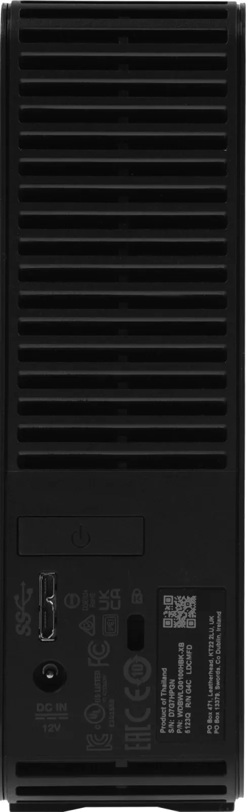 Жесткий диск WD USB3.0 10TB WDBWLG0100HBK-EESN Elements Desktop 3.5 черный - фото 3