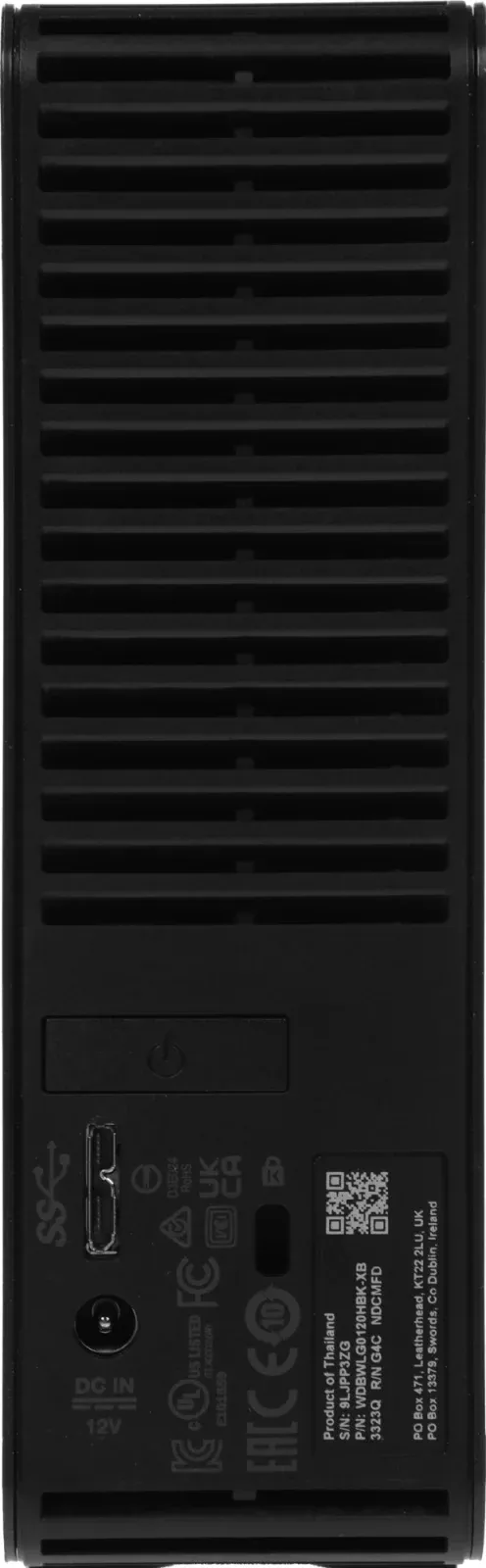 Жесткий диск WD USB3.0 12.2TB WDBWLG0120HBK-EESN Elements Desktop 3.5 черный - фото 6