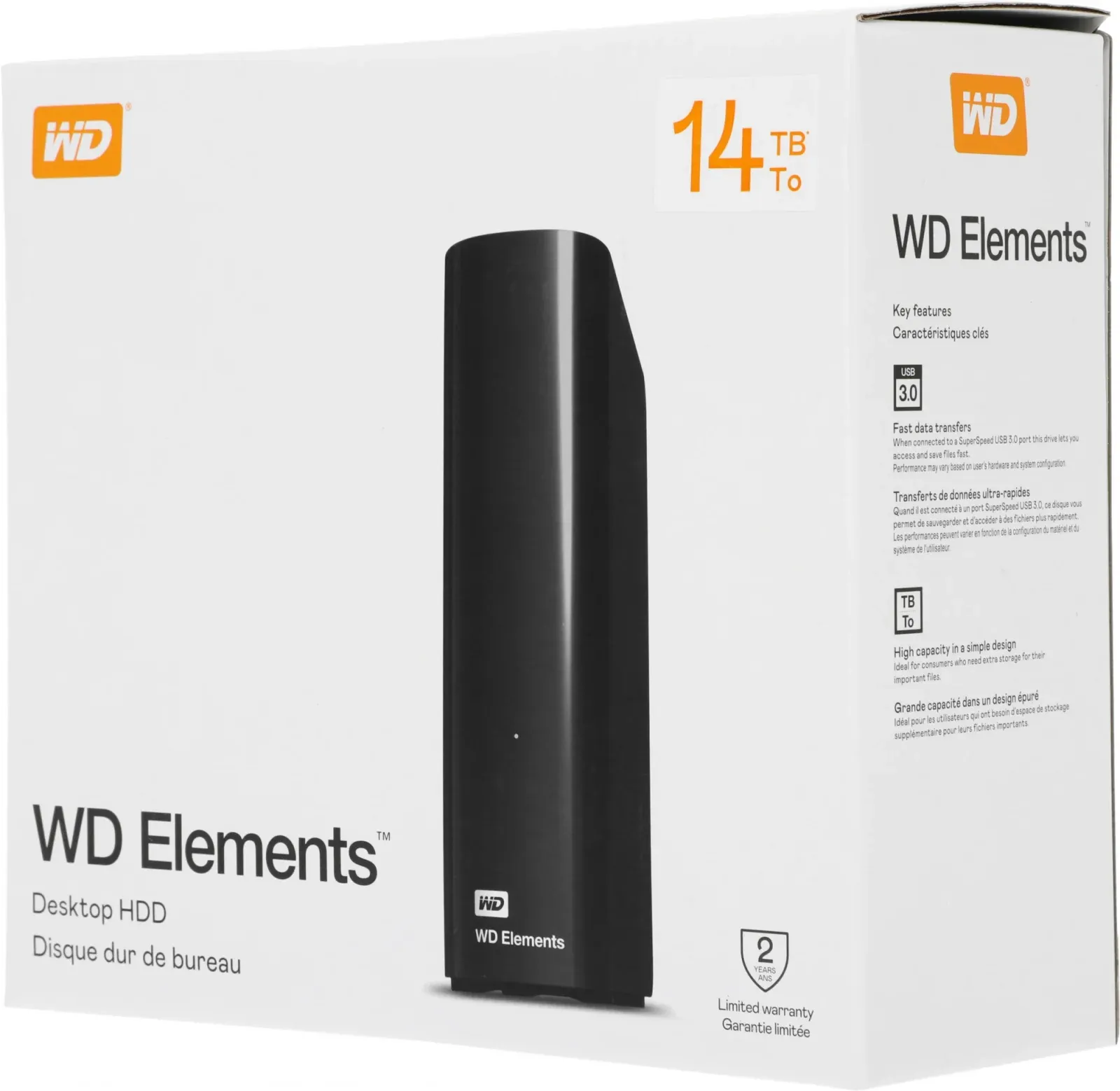 USB WD WDBWLG0140HBK-EESN черный - фото 4