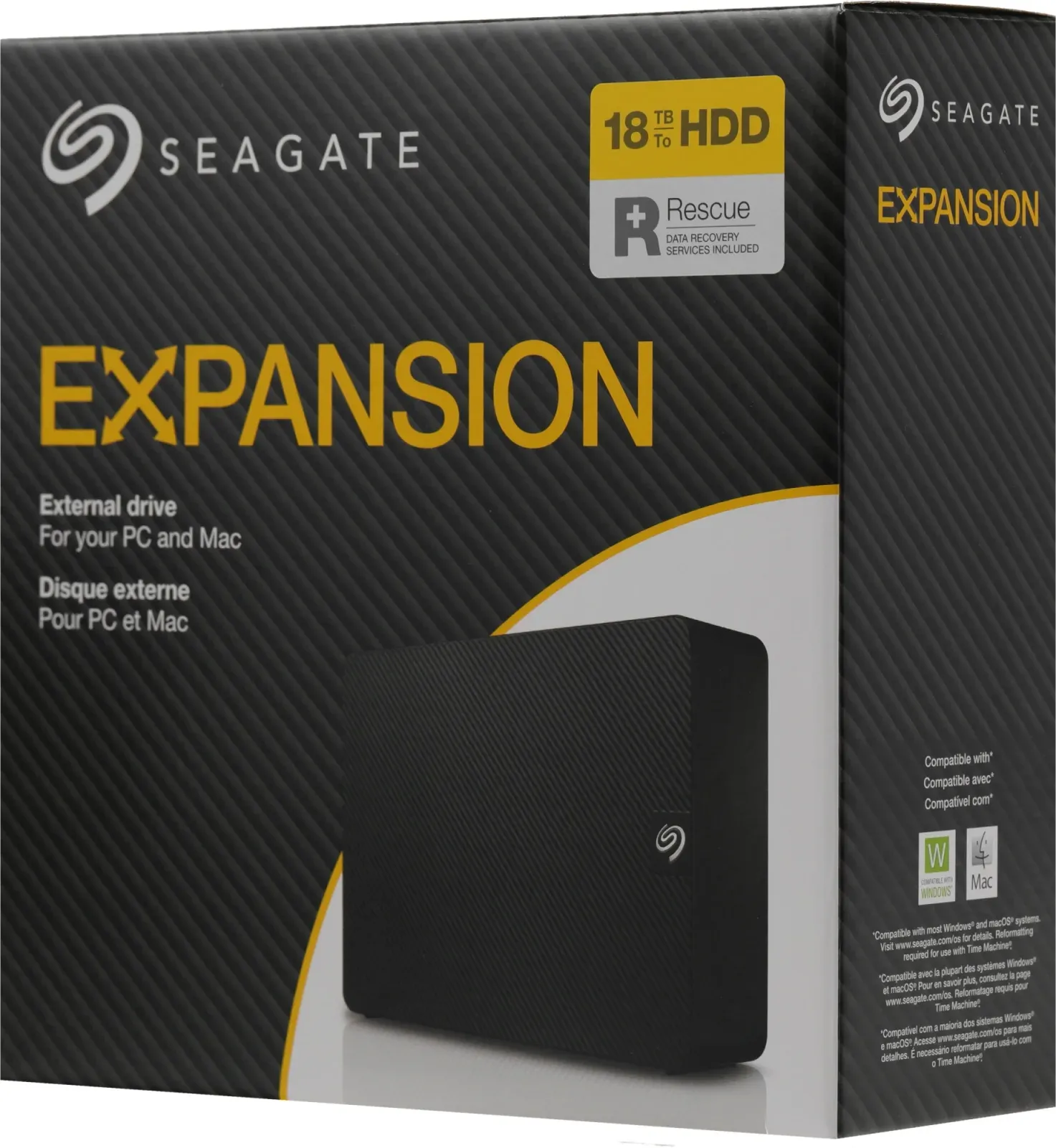 Жесткий диск Seagate USB3.0 18TB STKP18000400 Expansion 3.5 черный - фото 7