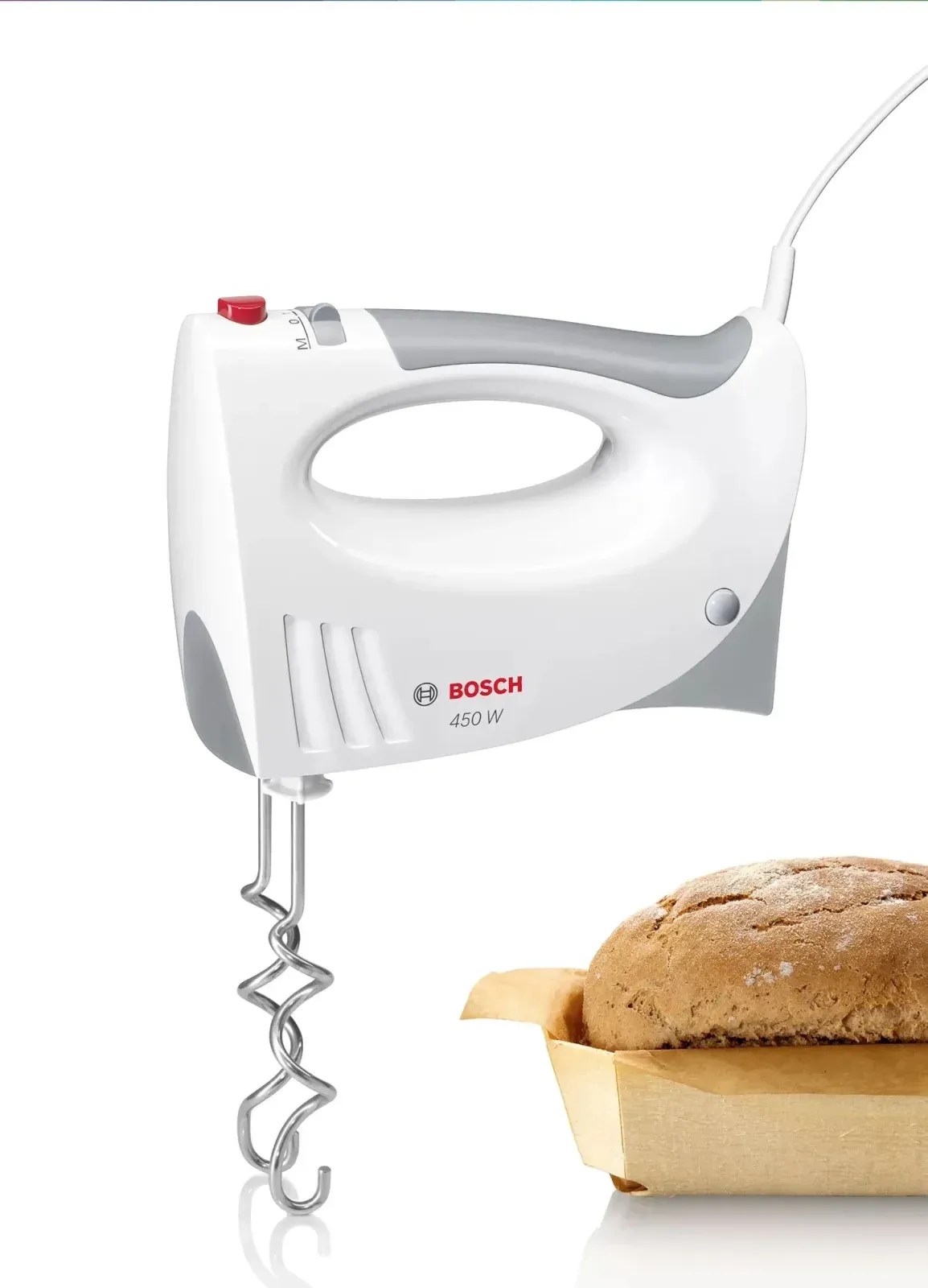 Миксер ручной Bosch MFQ3540 450Вт белый - фото 2