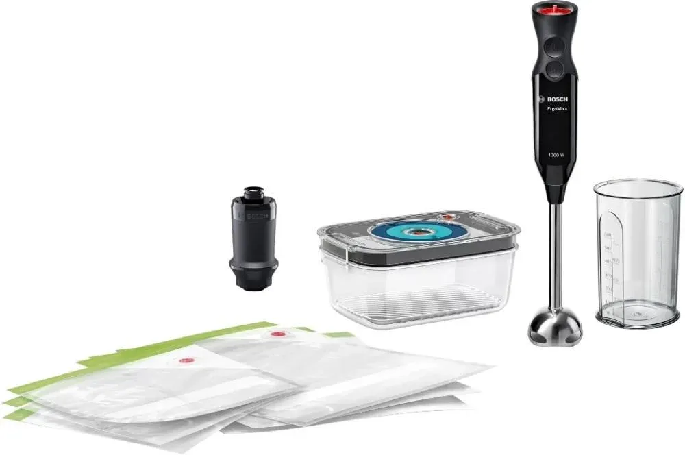 Блендер погружной Bosch ErgoMixx MS6CB61V1 1000Вт черный - фото 1