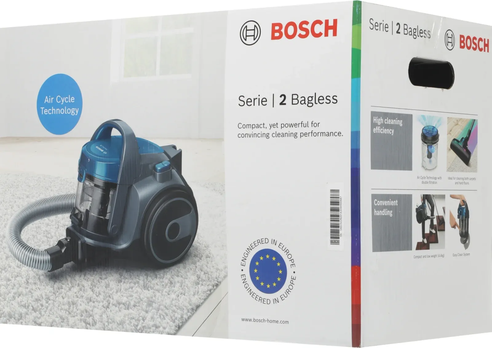 Пылесосы BOSCH BGS05A220 синий - фото 4