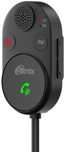 Автомобильный FM-модулятор Ritmix BTR-200 черный BT USB 80002461