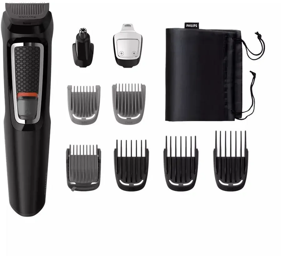Триммер Philips MG3740/15 черный насадок в компл:9шт - фото 2