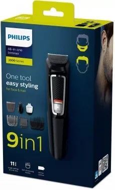 Триммер Philips MG3740/15 черный насадок в компл:9шт - фото 8