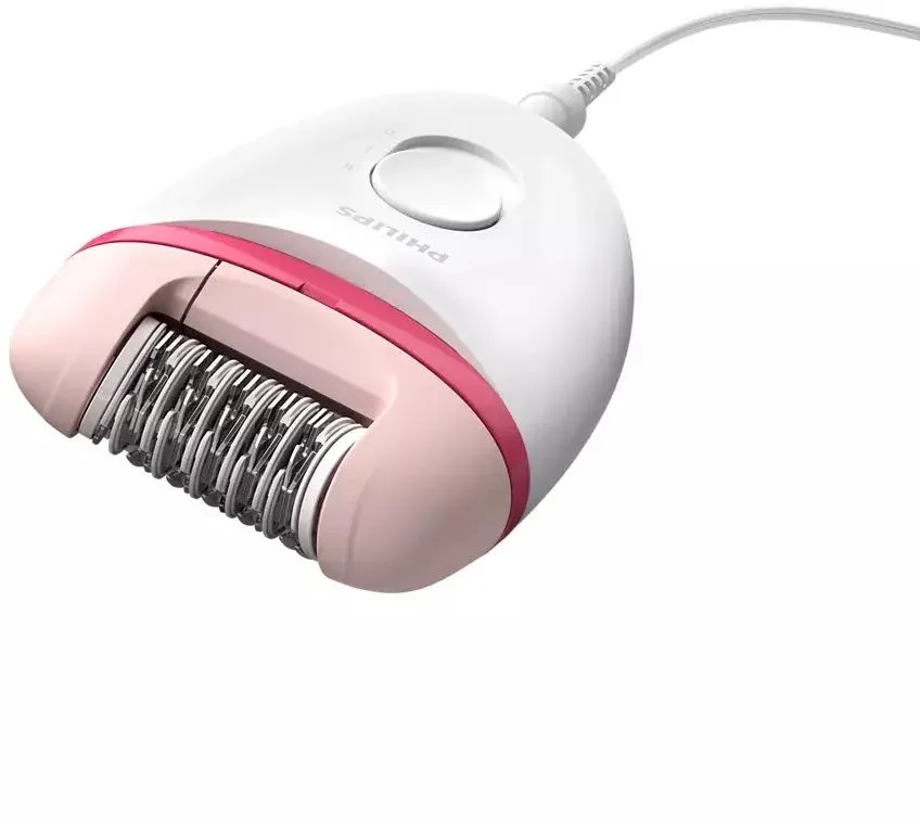 Эпилятор Philips BRE235/00 скор.:2 насад.:1 от электр.сети белый/розовый - фото 3
