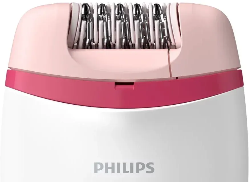 Эпилятор Philips BRE235/00 скор.:2 насад.:1 от электр.сети белый/розовый - фото 4