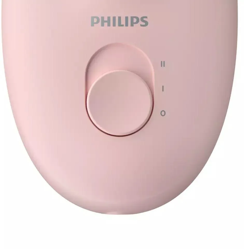 Эпилятор Philips BRE285/00 скор.:2 насад.:5 от электр.сети розовый/розовый - фото 2