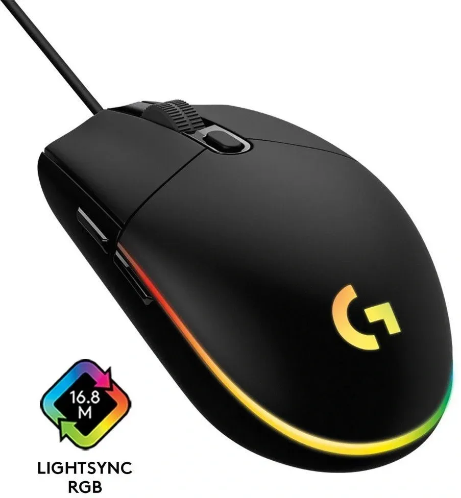 Мышь Logitech G102 LightSync черный оптическая 8000dpi USB 6but 910-005808 - фото 2