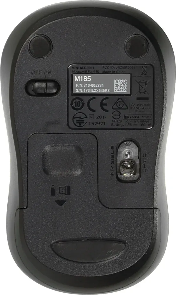 Мыши LOGITECH M185 - фото 3