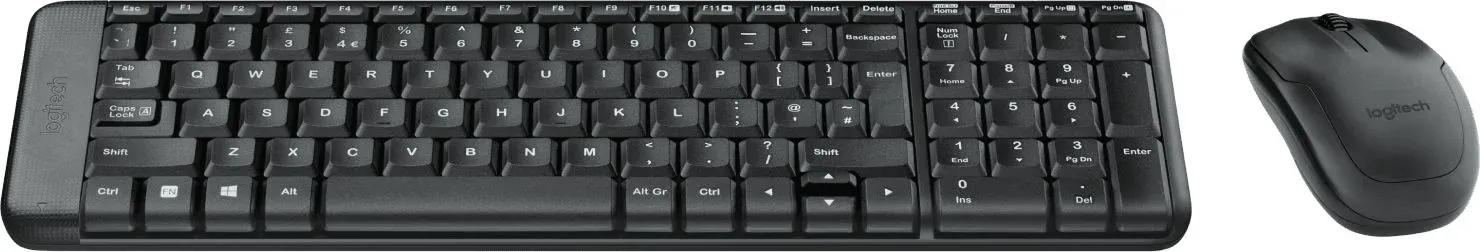 Клавиатура + мышь Logitech MK220 клав:черный мышь:черный USB беспроводная 920-003161 - фото 2