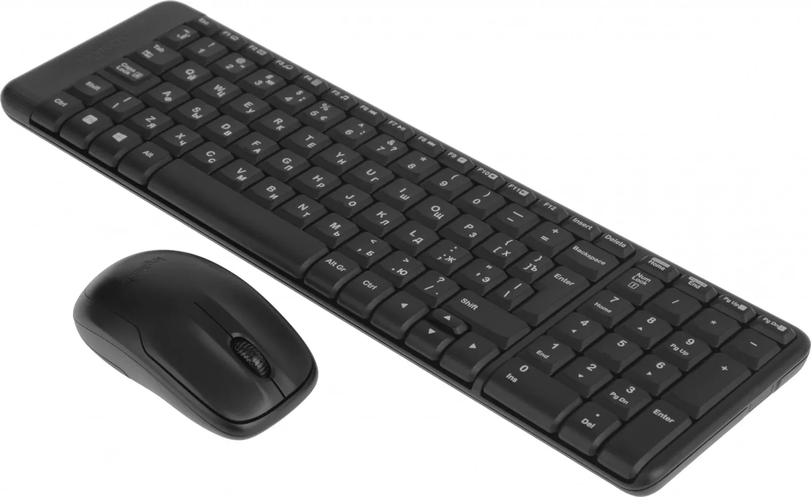Клавиатура + мышь Logitech MK220 клав:черный мышь:черный USB беспроводная 920-003161 - фото 6