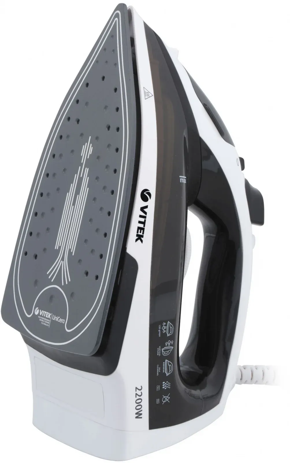 Утюг Vitek Metropolis 8338-VT-01 2200Вт черный/белый - фото 5