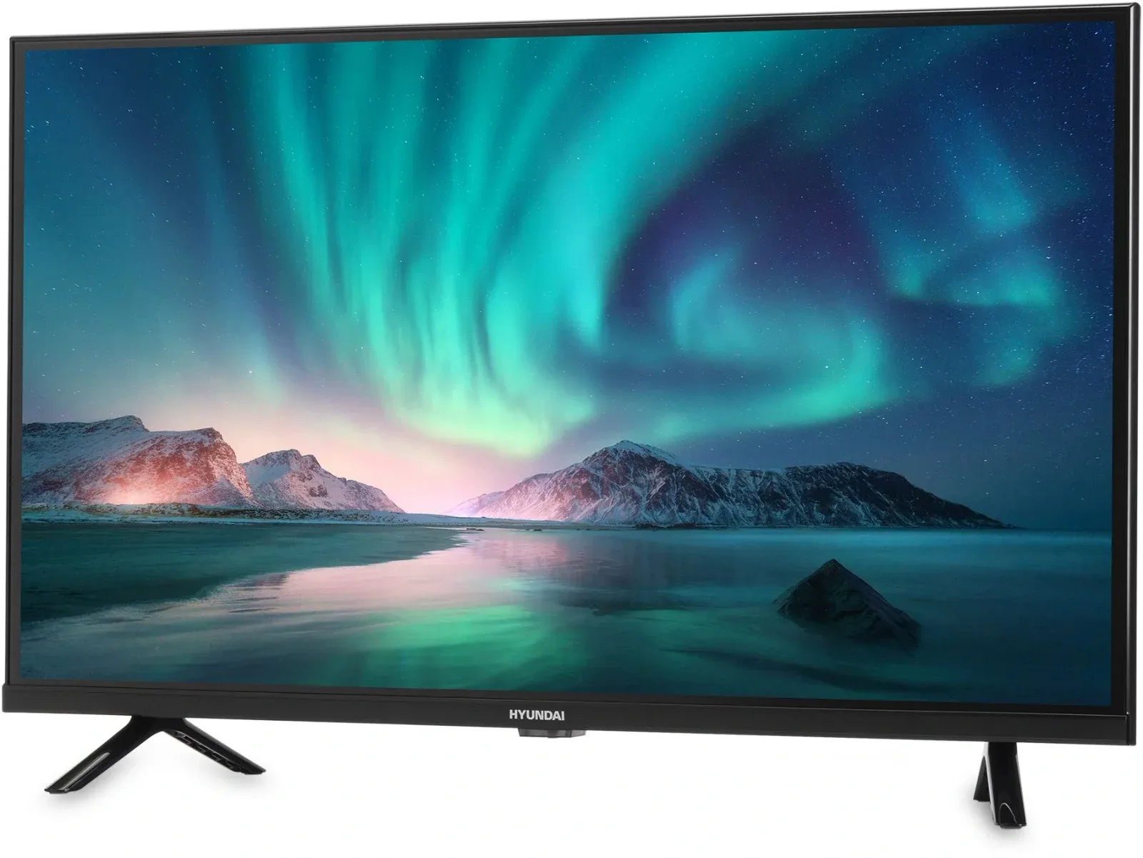Телевизор LED Hyundai 32 H-LED32BS5002 Android TV Frameless черный HD 60Hz DVB-T2 DVB-C DVB-S DVB-S2 USB WiFi Smart TV - фото 1