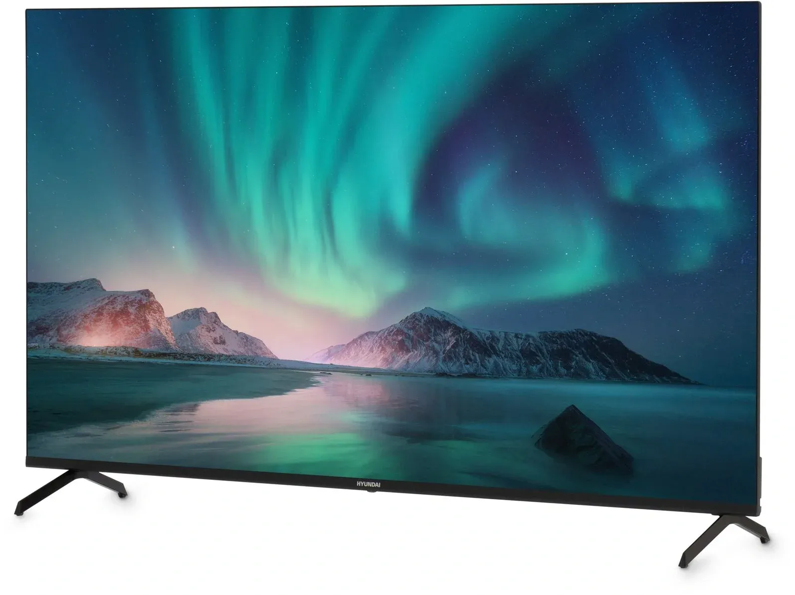 Телевизор LED Hyundai 50 H-LED50BU7006 Android TV Frameless Metal черный 4K Ultra HD 60Hz DVB-T2 DVB-C DVB-S DVB-S2 USB WiFi Smart TV - фото 5