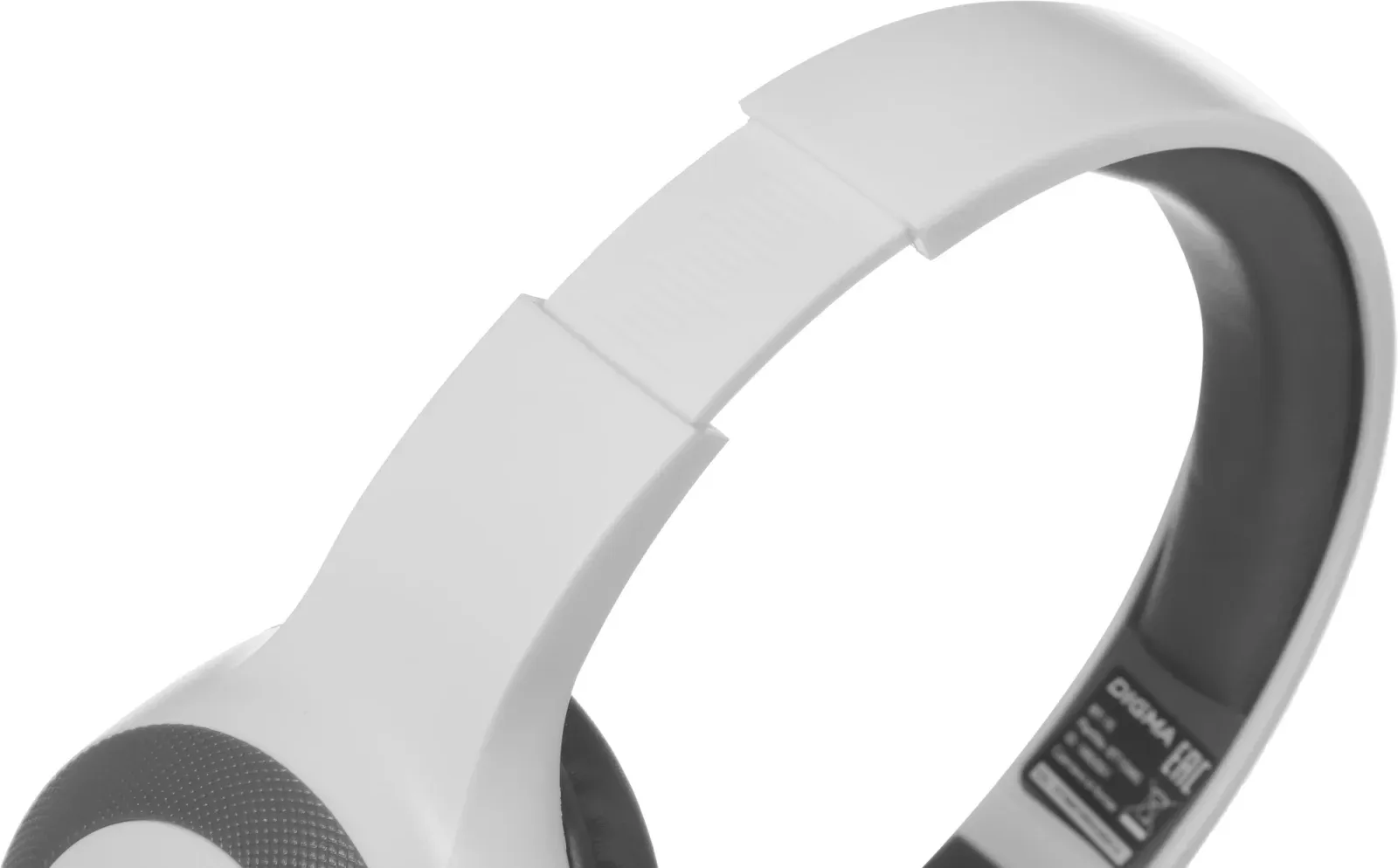 Гарнитура накладные Digma BT-15 белый/серый беспроводные bluetooth оголовье BT-15W - фото 8