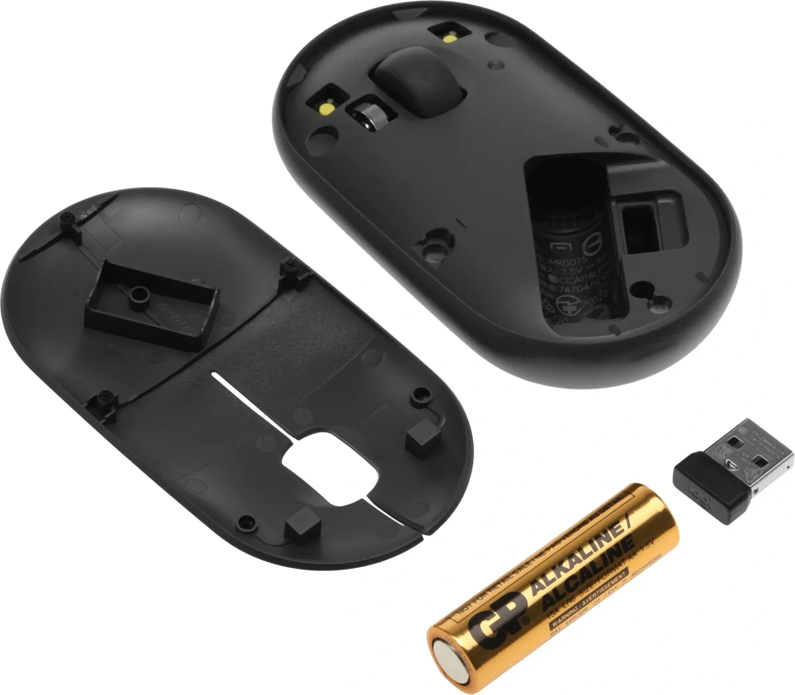 Мышь Logitech Pebble M350 темно-серый оптическая 1000dpi silent беспров. BT/Radio USB для ноутбука 3but 910-005576 - фото 7
