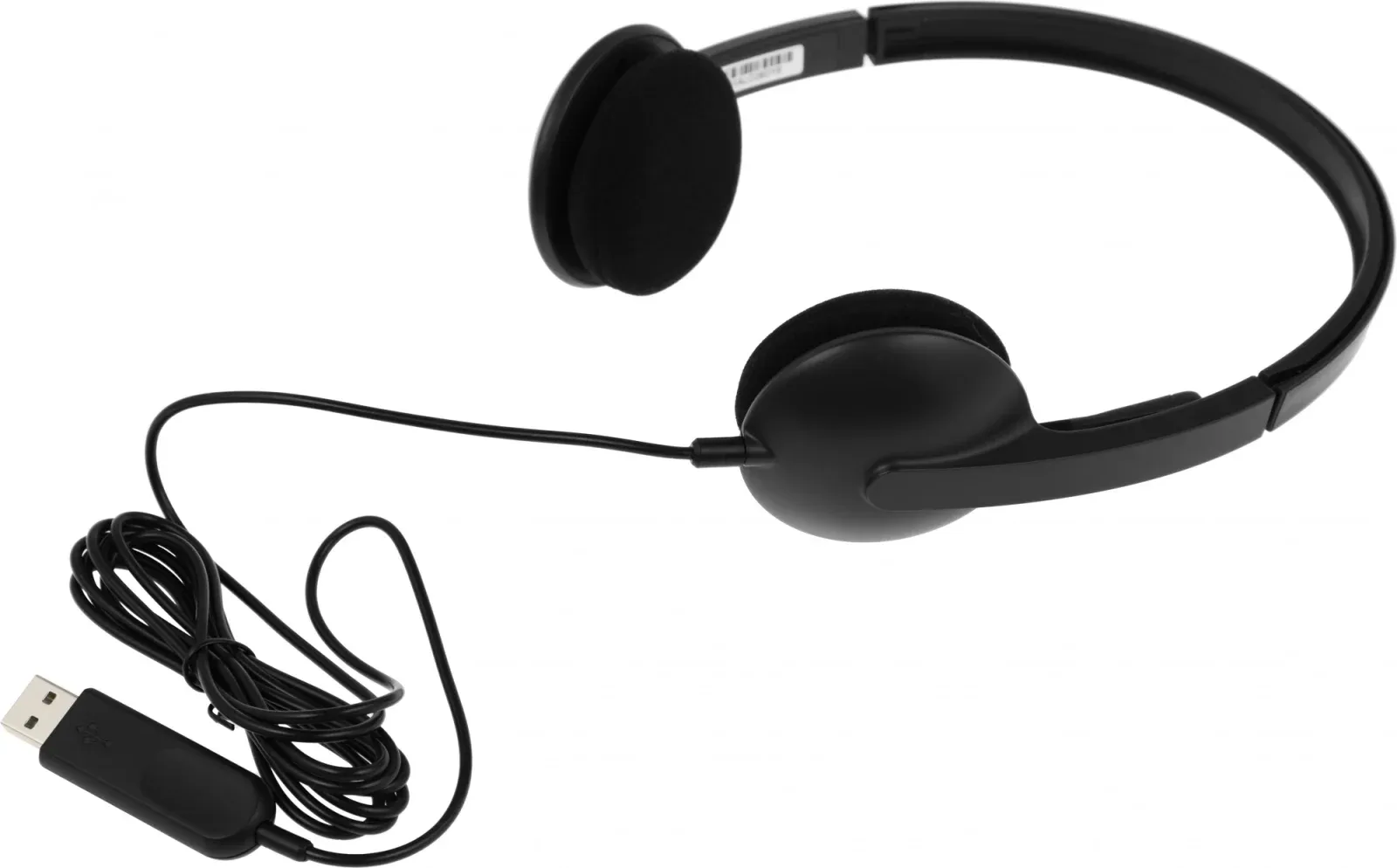 Наушники с микрофоном Logitech H340 черный 1.8м накладные USB оголовье 981-000509 - фото 8