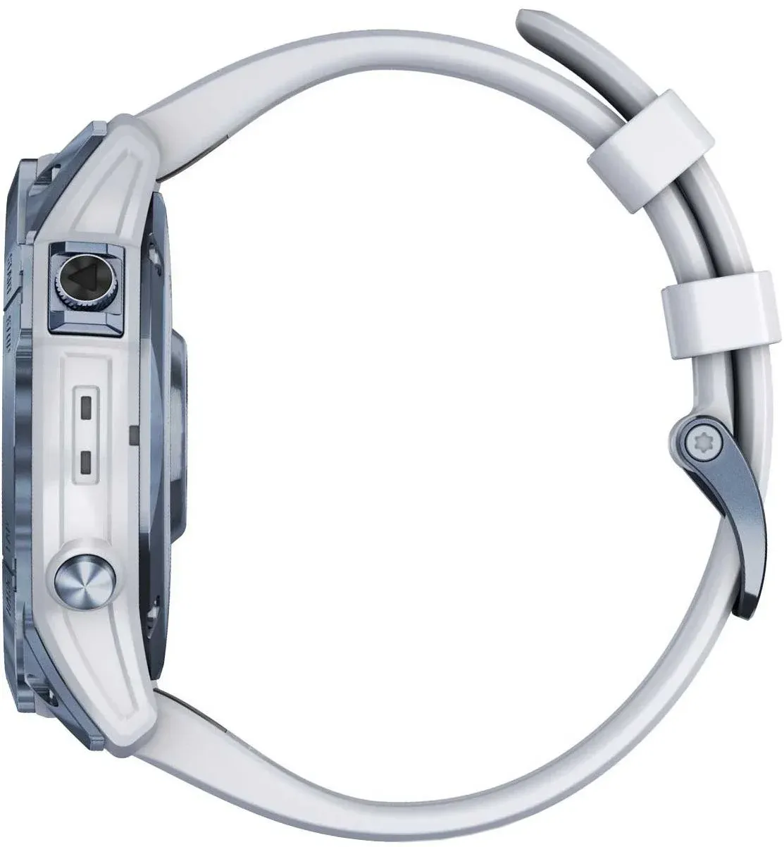 Смарт-часы Garmin Fenix 7X 1.4 корп.синий рем.белый 010-02541-15 - фото 2