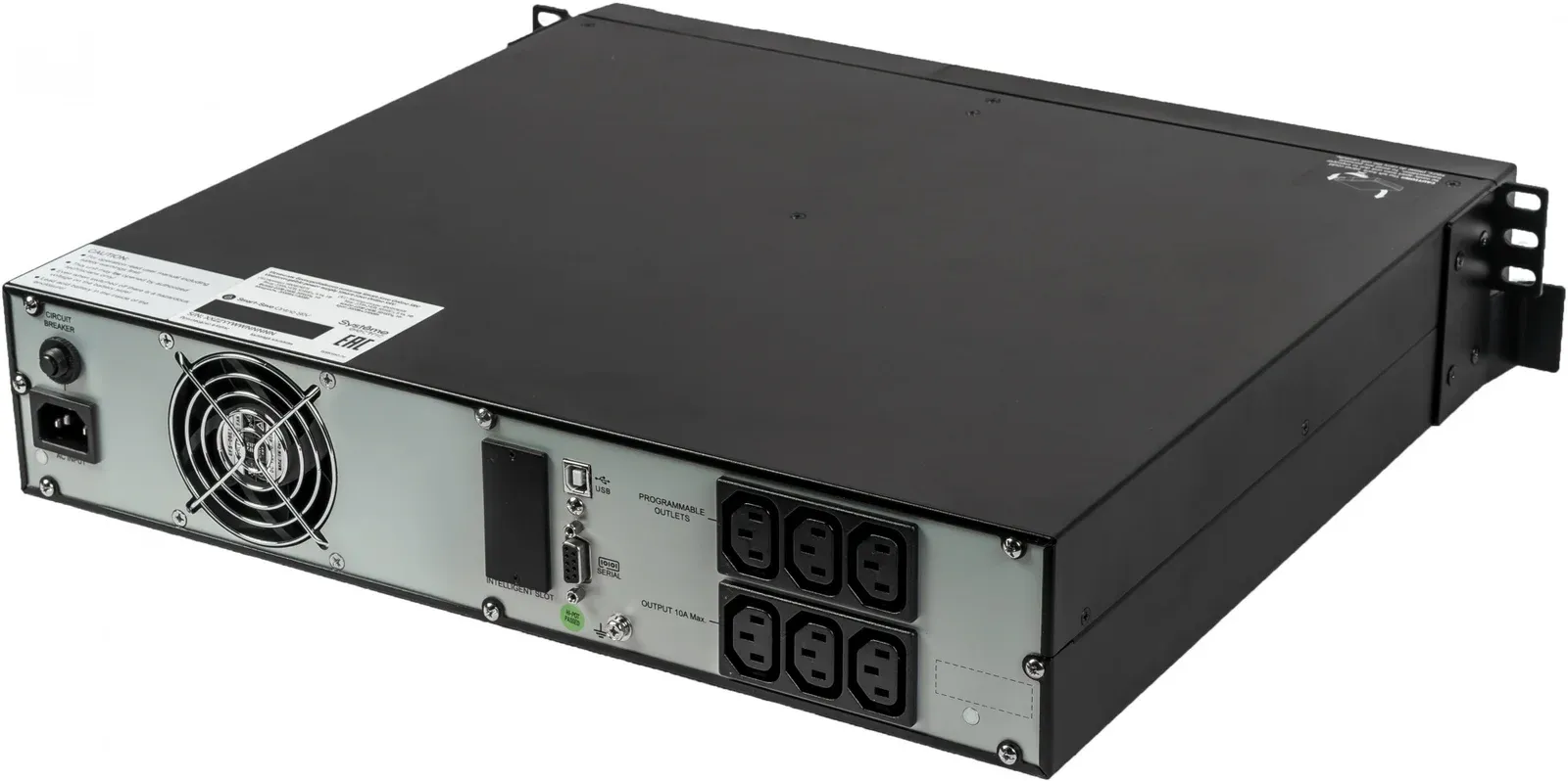 Источник бесперебойного питания Systeme Electriс SRV SRVSE2KRTI 1800Вт 2000ВА черный - фото 7