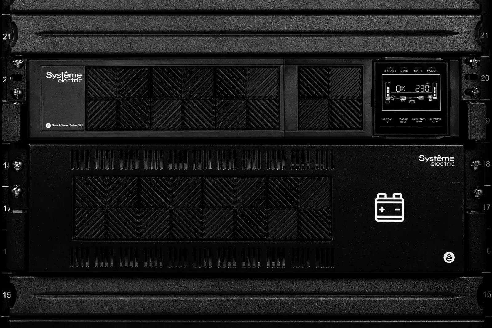 Источник бесперебойного питания Systeme Electriс SRT SRTSE5KRTXLI-NC 5000Вт 5000ВА черный - фото 7