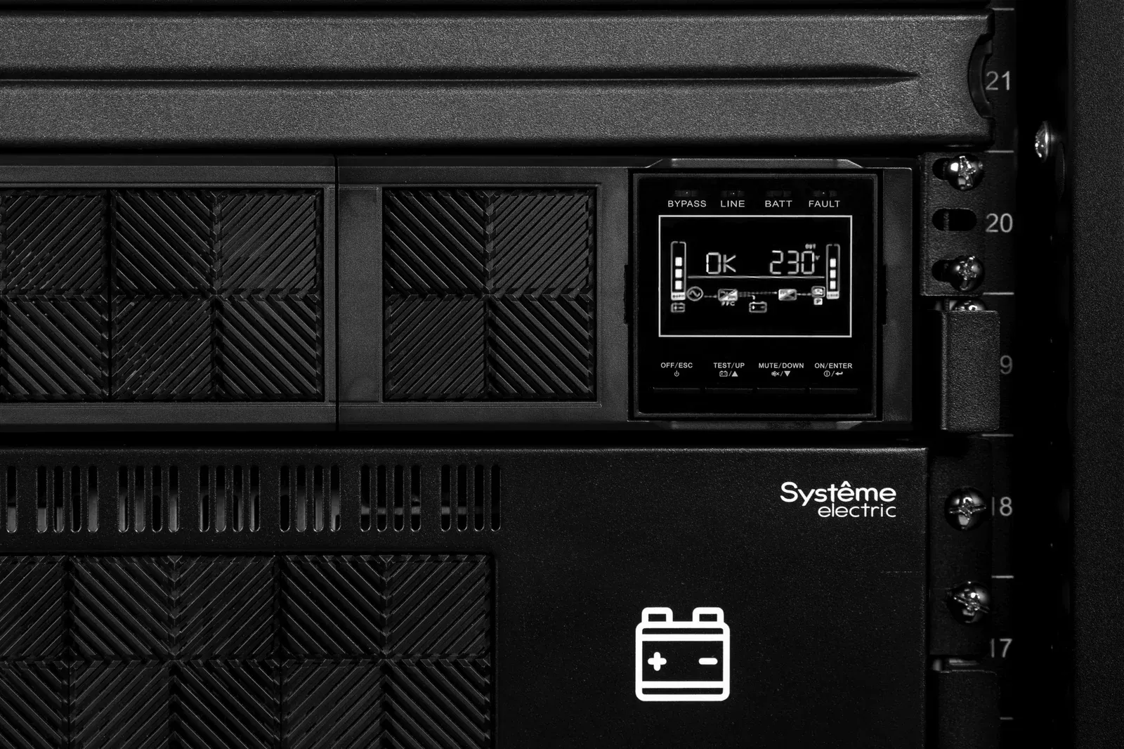 Источник бесперебойного питания Systeme Electriс SRT SRTSE5KRTXLI-NC 5000Вт 5000ВА черный - фото 8