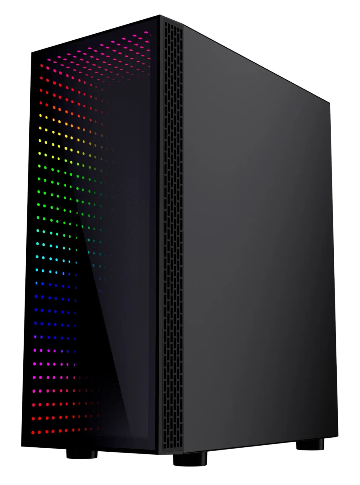 Корпус GMNG GG-CC120 черный без БП ATX 5x120mm 5x140mm 2xUSB2.0 1xUSB3.0 audio bott PSU - фото 2