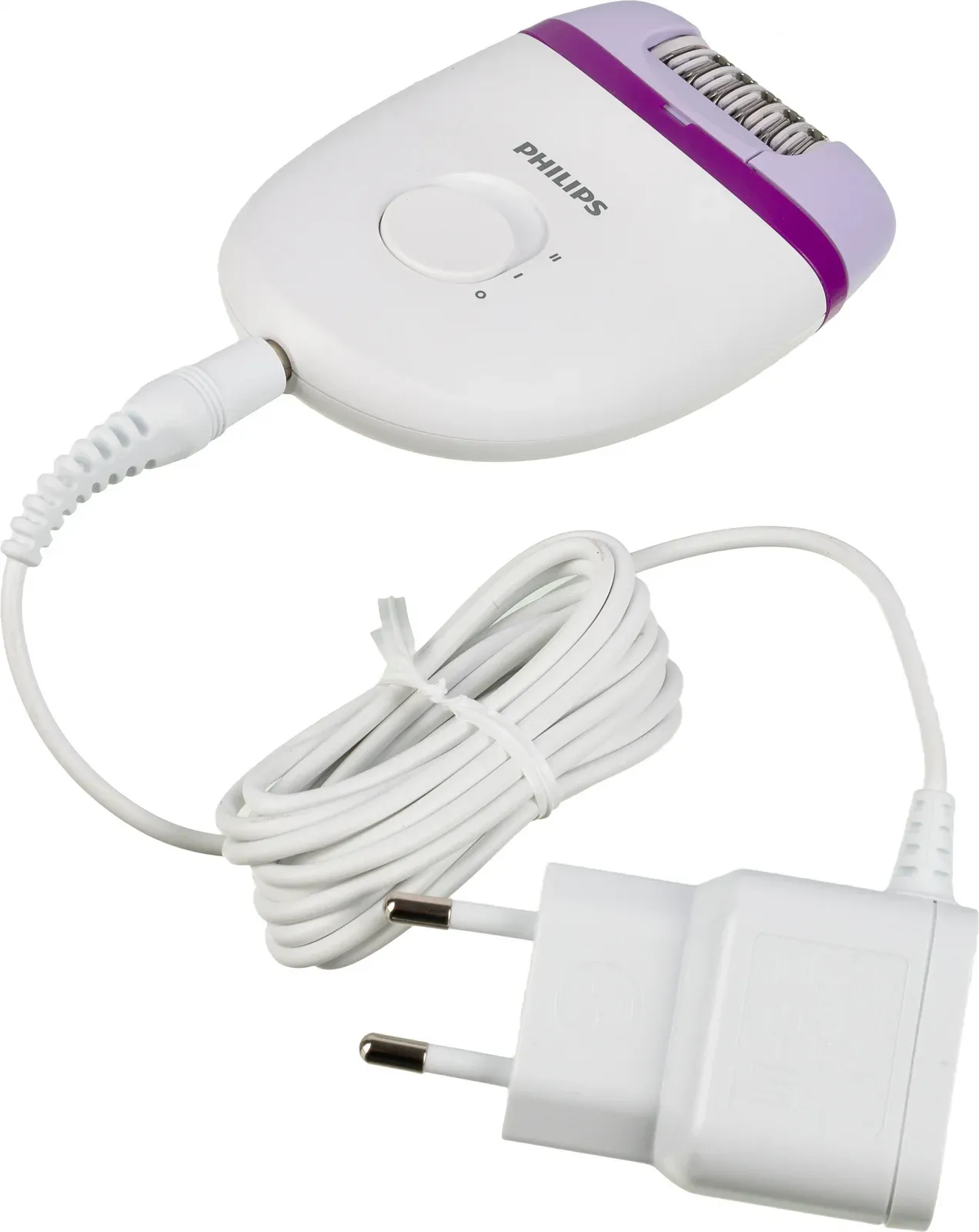 Эпилятор Philips BRE225/00 скор.:2 от электр.сети белый/фиолетовый - фото 3