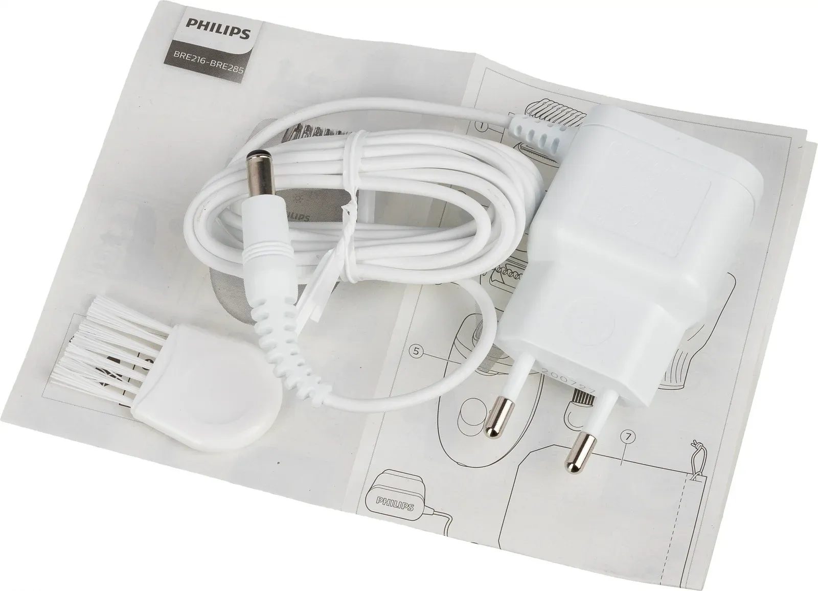 Эпилятор Philips BRE225/00 скор.:2 от электр.сети белый/фиолетовый - фото 6