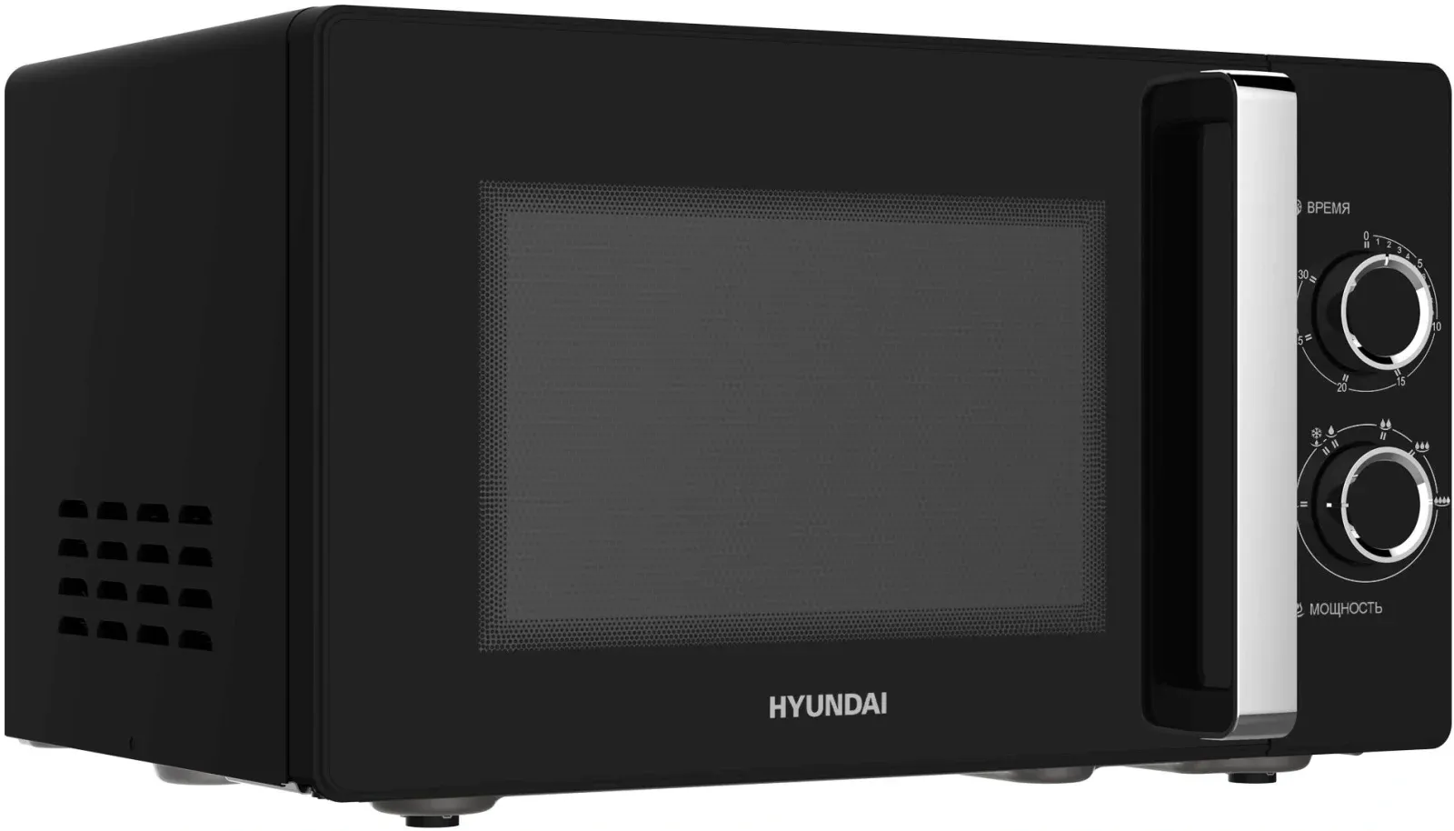 Микроволновая Печь Hyundai HYM-M2012 23л. 800Вт черный/хром, 23 л - фото 3
