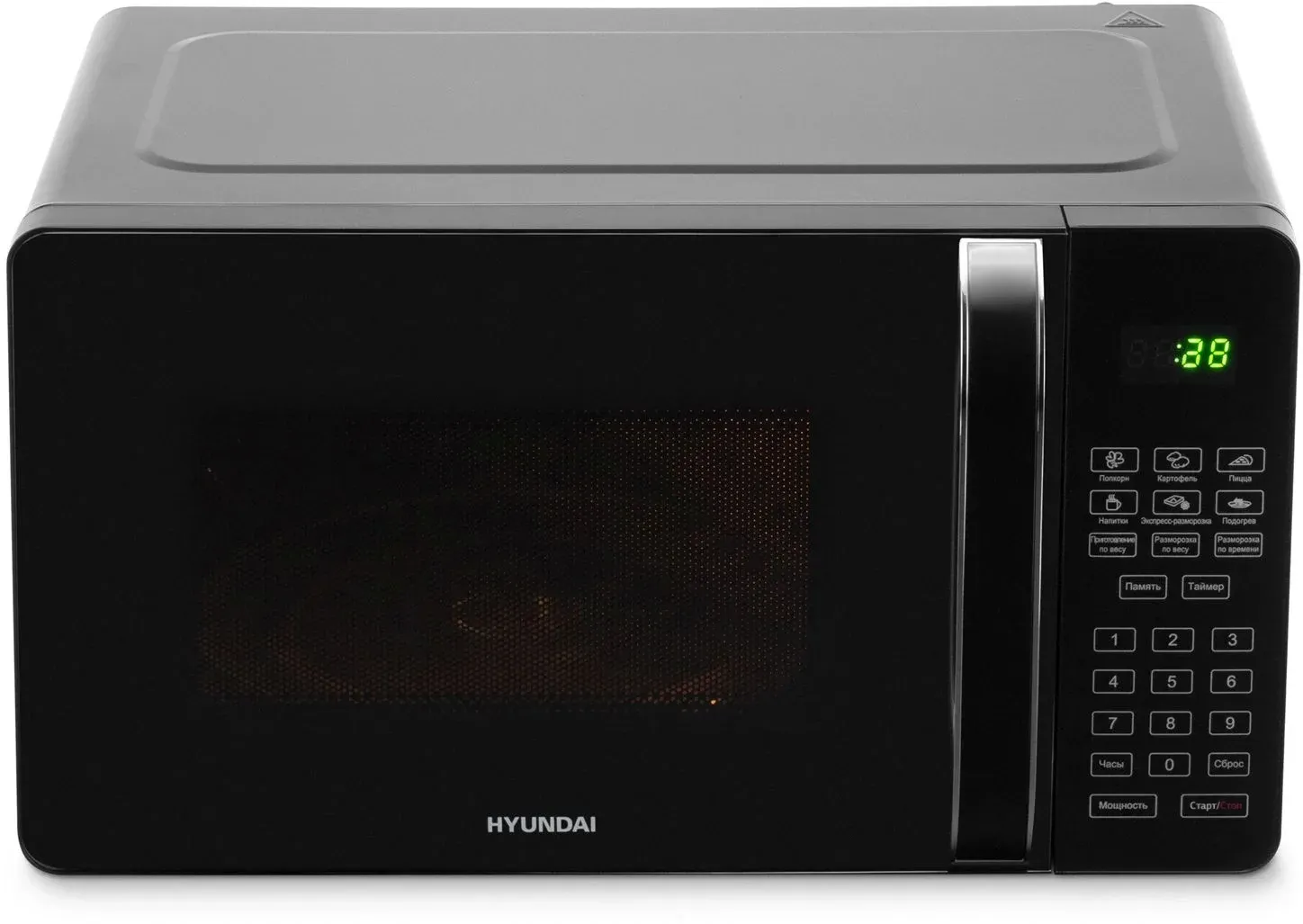 Микроволновая Печь Hyundai HYM-D2076 20л. 700Вт черный, 20 л - фото 4
