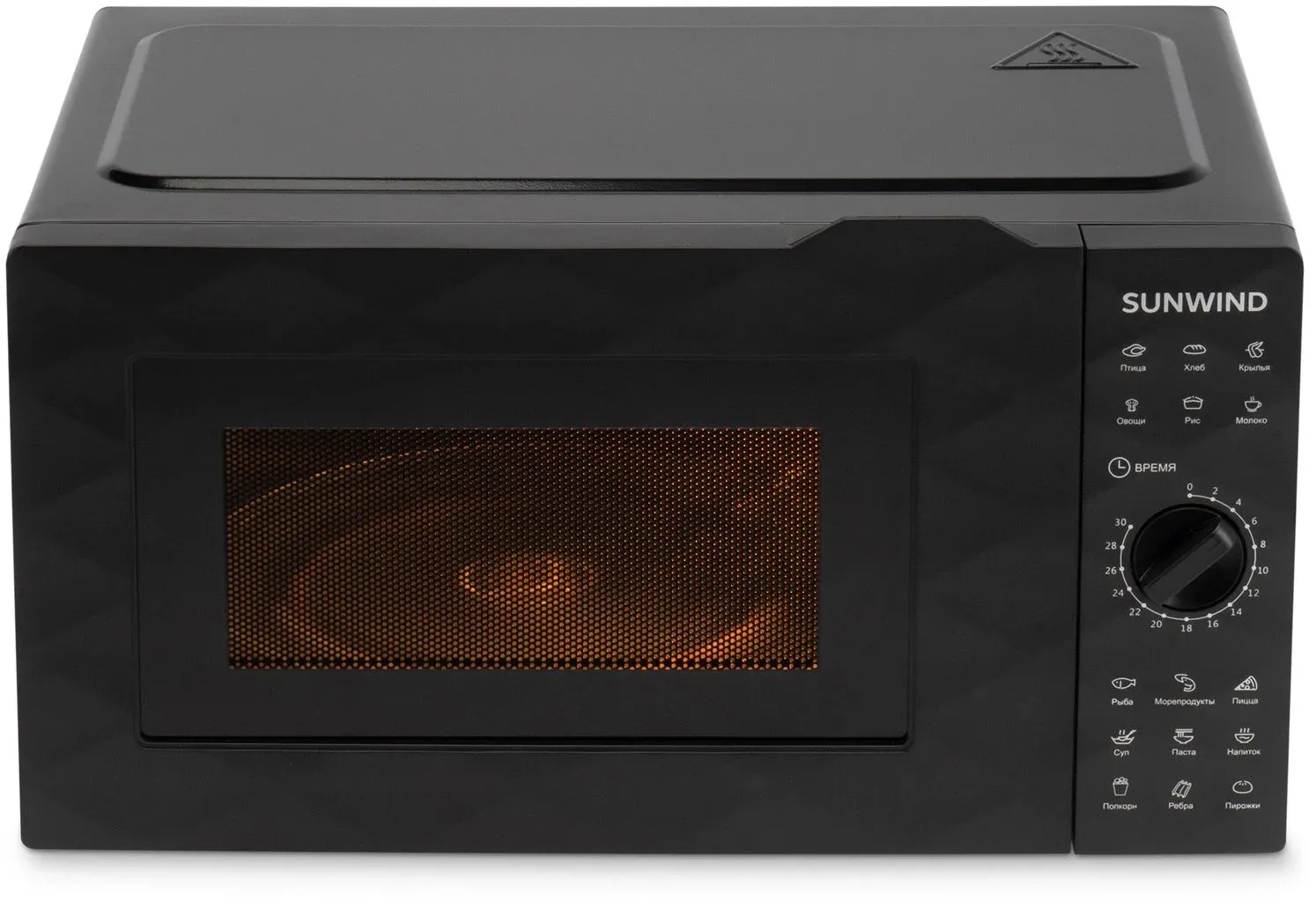 Микроволновая Печь SunWind SUN-MW002 20л. 700Вт черный, 20 л - фото 2