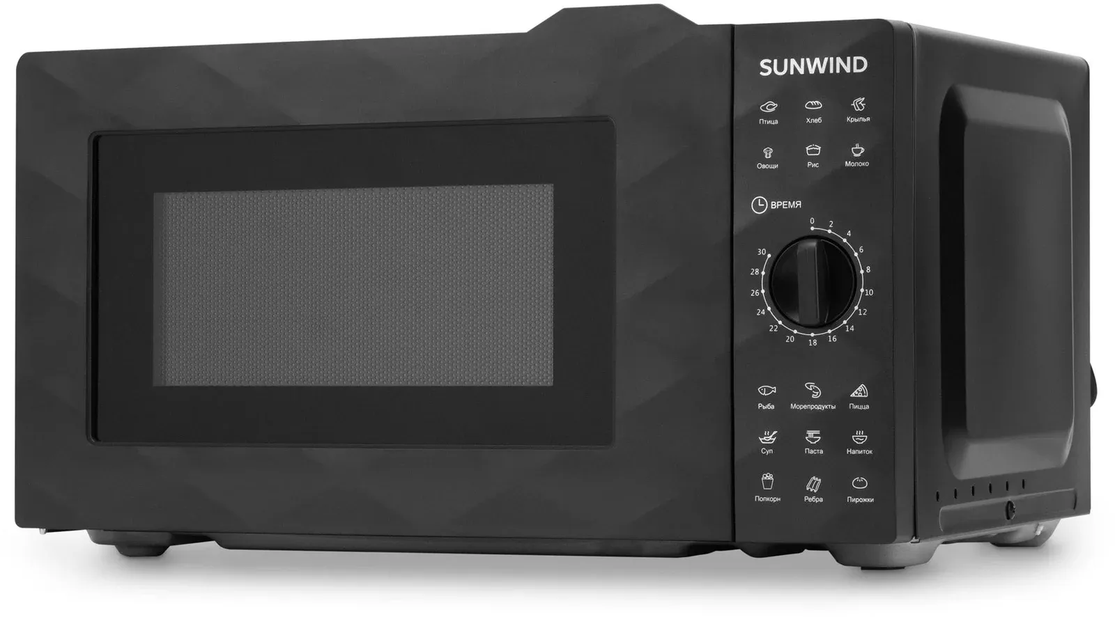 Микроволновая Печь SunWind SUN-MW002 20л. 700Вт черный, 20 л - фото 4