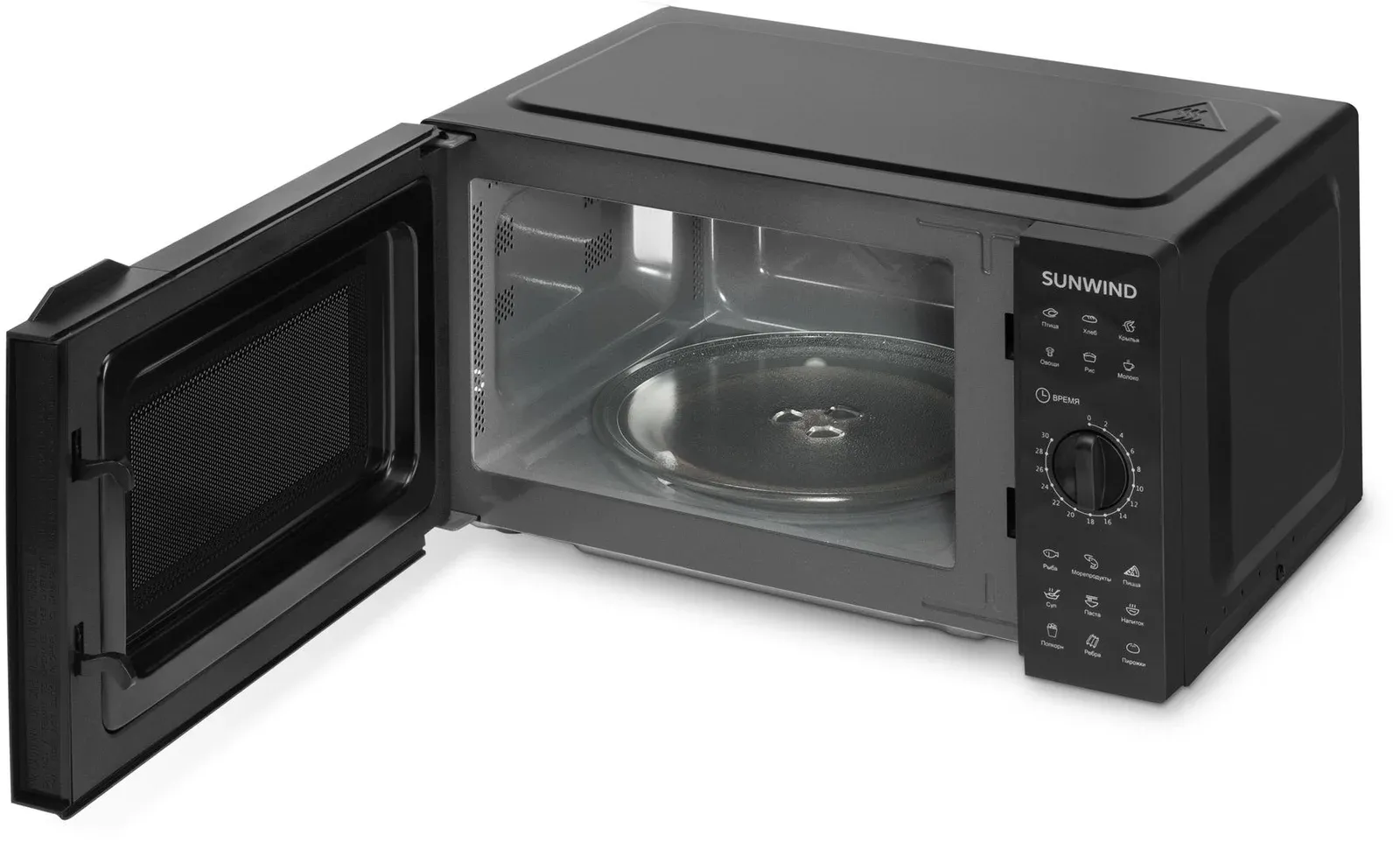 Микроволновая Печь SunWind SUN-MW002 20л. 700Вт черный, 20 л - фото 5