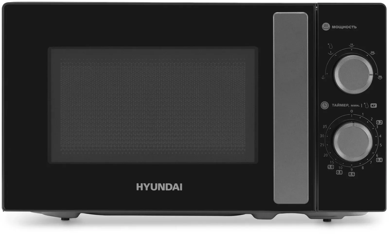 Микроволновая Печь Hyundai HYM-M2091 20л. 700Вт черный, 20 л - фото 3