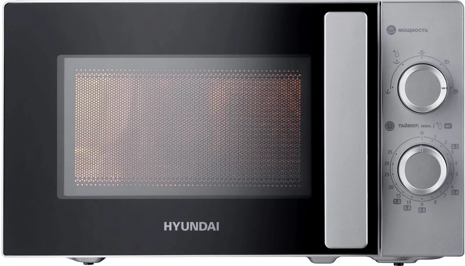 Микроволновая Печь Hyundai HYM-M2092 20л. 700Вт серебристый, 20 л - фото 4