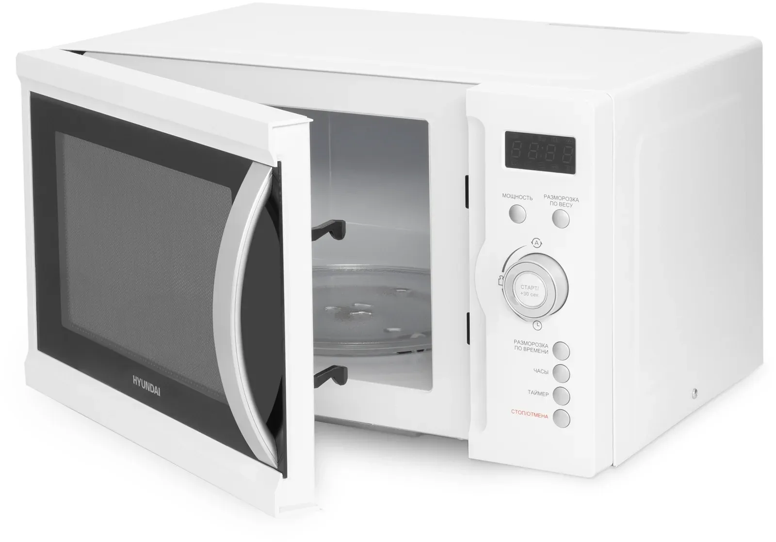 Микроволновая Печь Hyundai HYM-D3007 23л. 800Вт белый, 23 л - фото 8