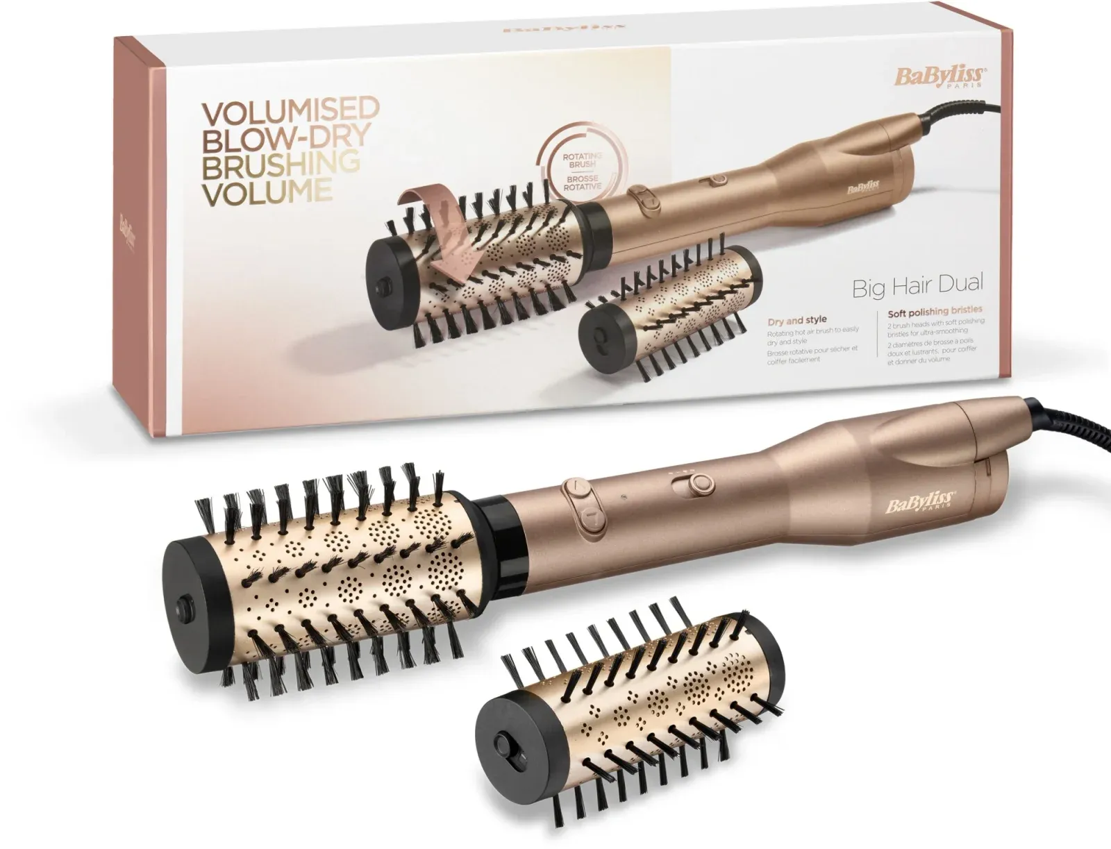 Фен-щетка Babyliss AS952E 650Вт золотистый - фото 7