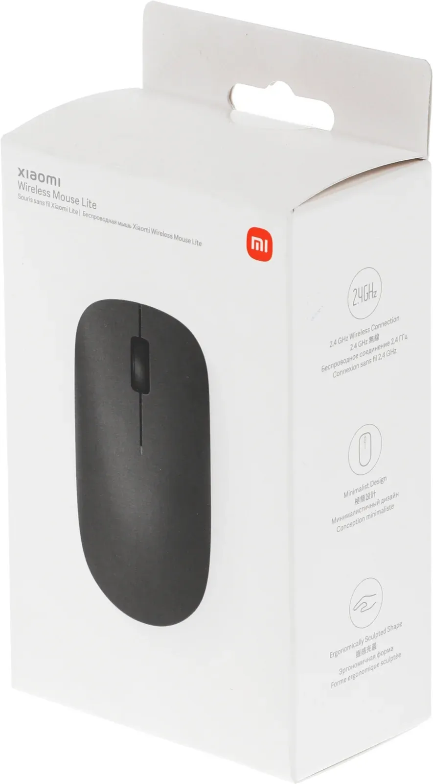Мышь Xiaomi Wireless Mouse Lite черный оптическая 1000dpi беспров. USB для ноутбука 2but BHR6099GL - фото 4