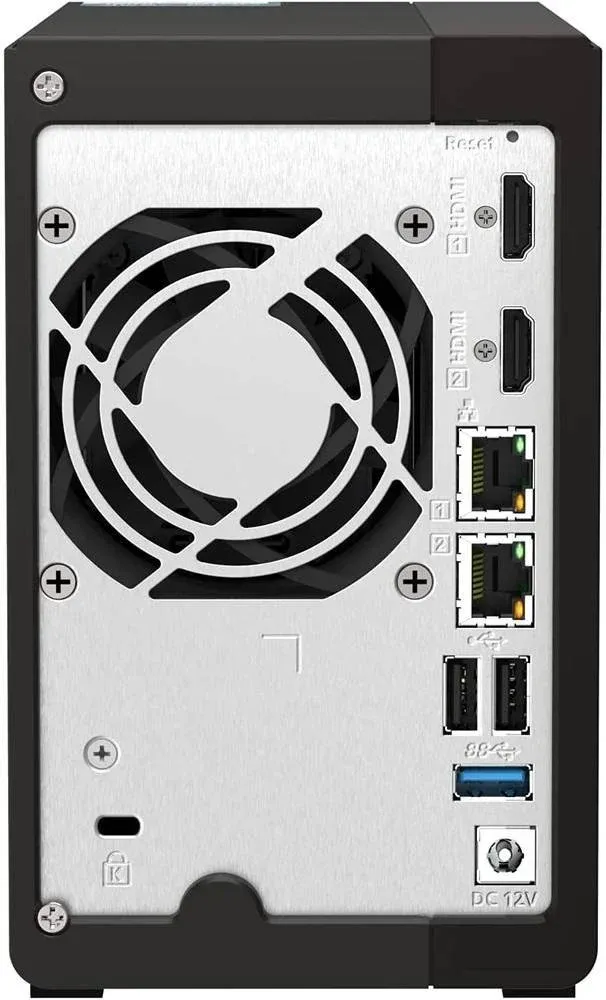 Сетевое хранилище NAS Qnap Original TS-253E-8G 2-bay настольный Celeron J6412, черный - фото 2