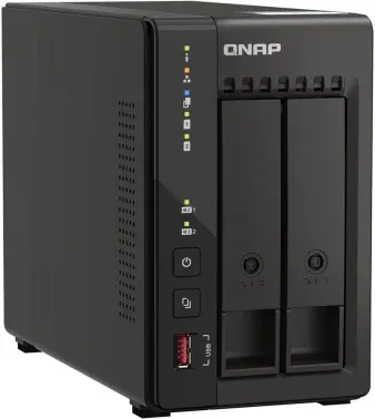 Сетевое хранилище NAS Qnap Original TS-253E-8G 2-bay настольный Celeron J6412, черный - фото 6