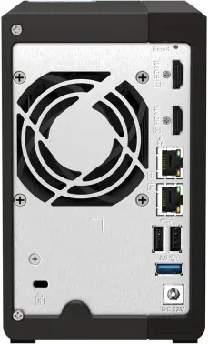 Сетевое хранилище NAS Qnap Original TS-253E-8G 2-bay настольный Celeron J6412, черный - фото 7
