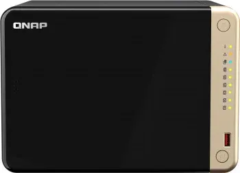 Сетевое хранилище NAS Qnap Original TS-664-8G 6-bay настольный Celeron N5095, черный - фото 6
