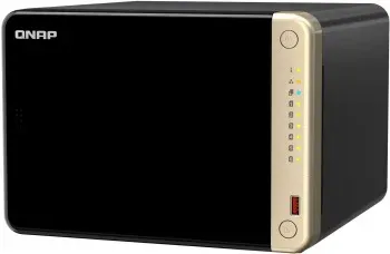 Сетевое хранилище NAS Qnap Original TS-664-8G 6-bay настольный Celeron N5095, черный - фото 8