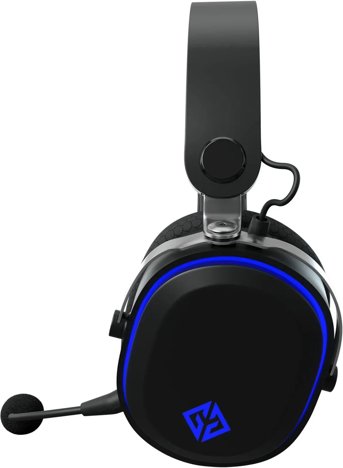 Наушники с микрофоном GMNG GG-HS405W черный/черный мониторные BT/Radio/3.5mm оголовье 1899873 - фото 1